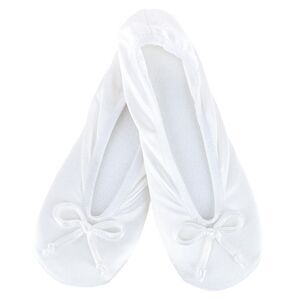 Isotoner Women's Satin Classic Ballerina Slippers